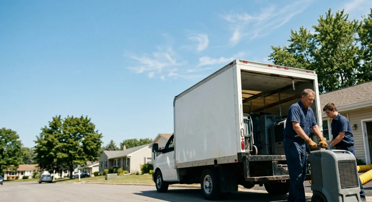 Water Damage Cleanup in Bourbonnais, IL near me
